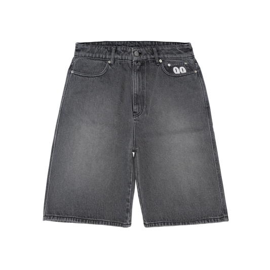 Shining Stars Denim Shorts [Washed Grey]