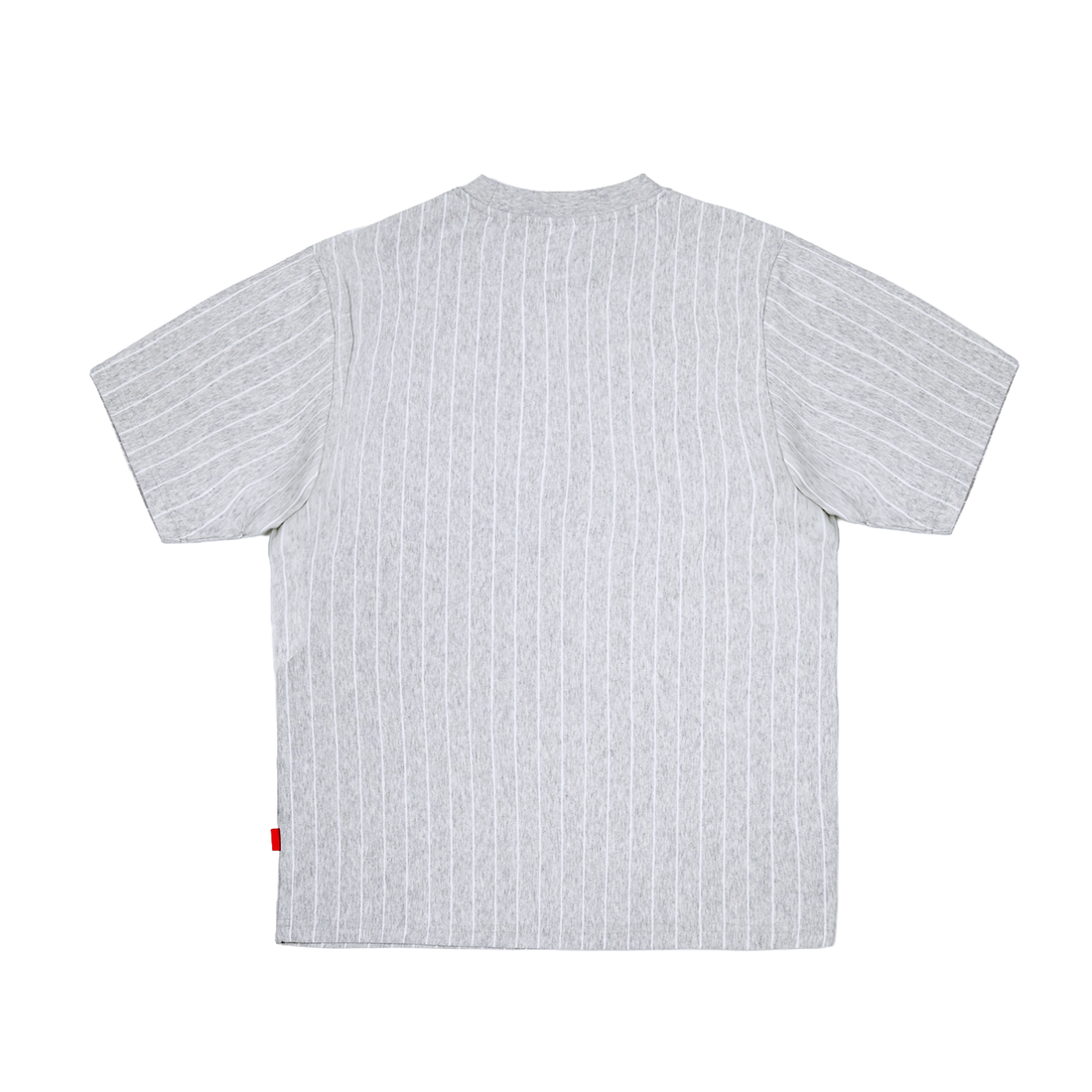 Pinstripe Slim T-Shirt [Grey Melange]