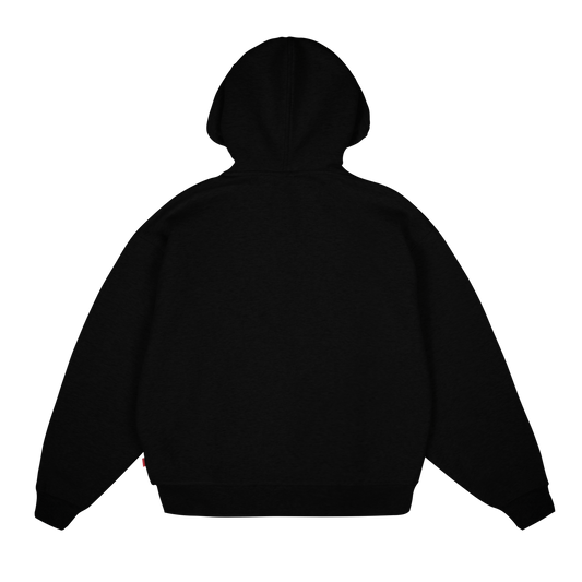 Logo Zip Hoodie [Black/Yellow]