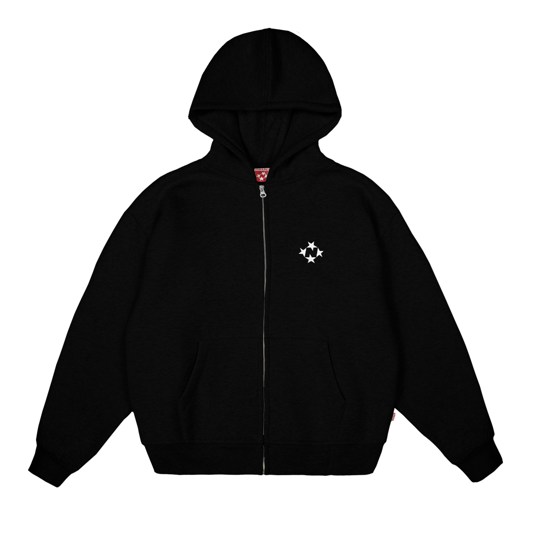 Logo Zip Hoodie [Black]