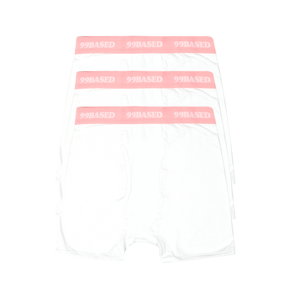 Daily Boxershorts 3-Pack [White/Pink]