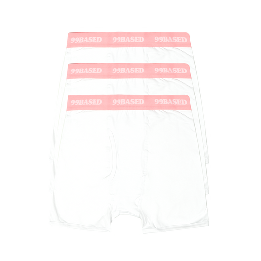 Daily Boxershorts 3-Pack [White/Pink]