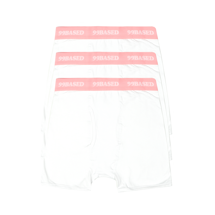 Daily Boxershorts 3-Pack [White/Pink]