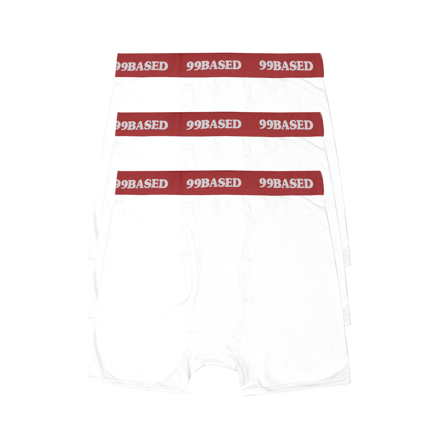 Daily Boxershorts 3-Pack [White/Red]