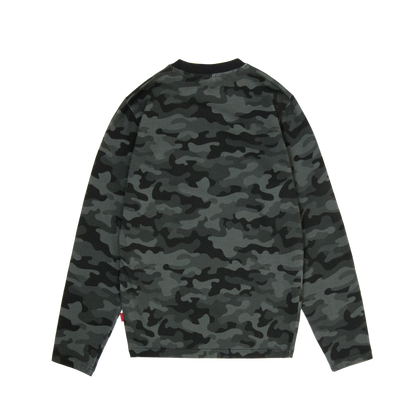 Slim Logo Longsleeve [Black Camo]