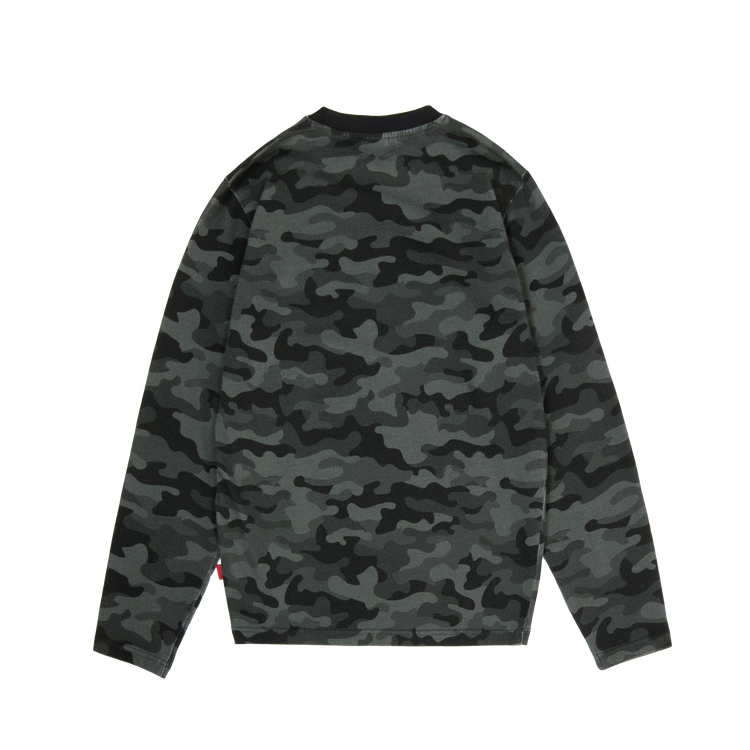 Slim Logo Longsleeve [Black Camo]