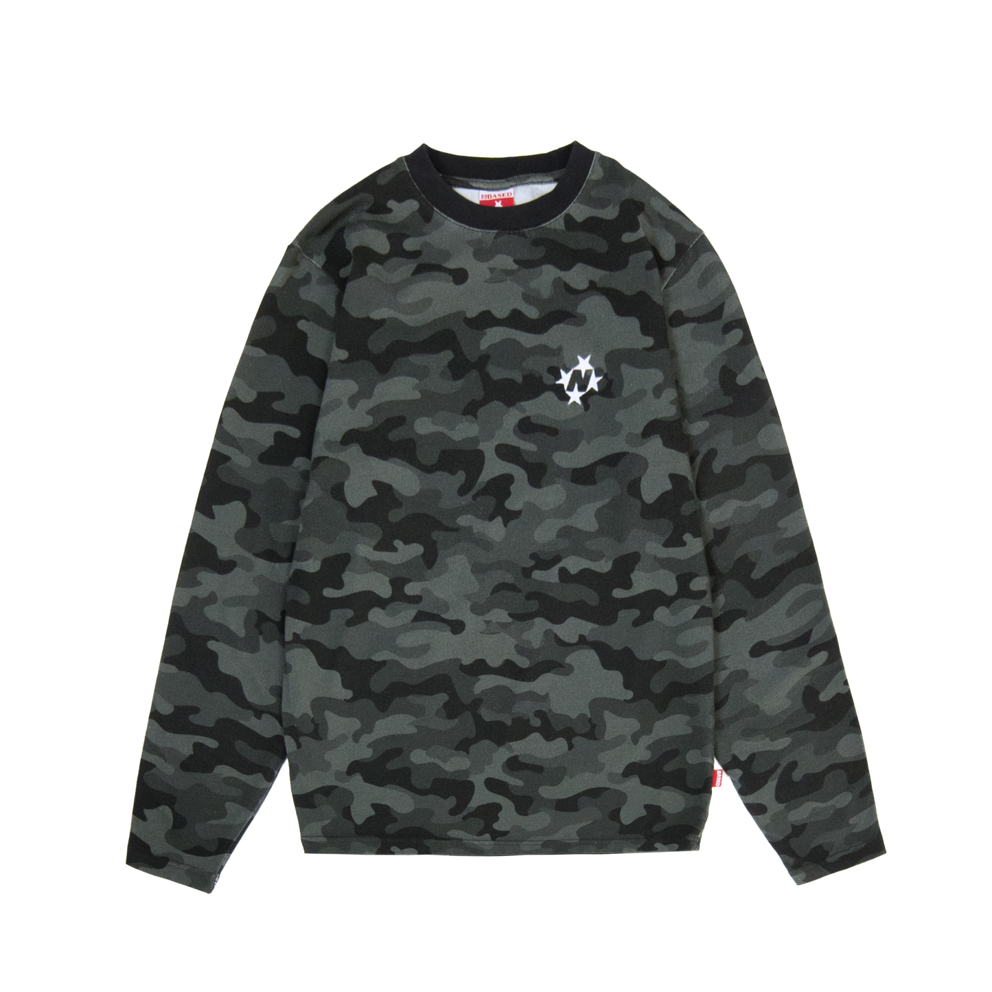 Slim Logo Longsleeve [Black Camo]