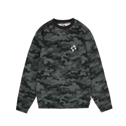 Slim Logo Longsleeve [Black Camo]