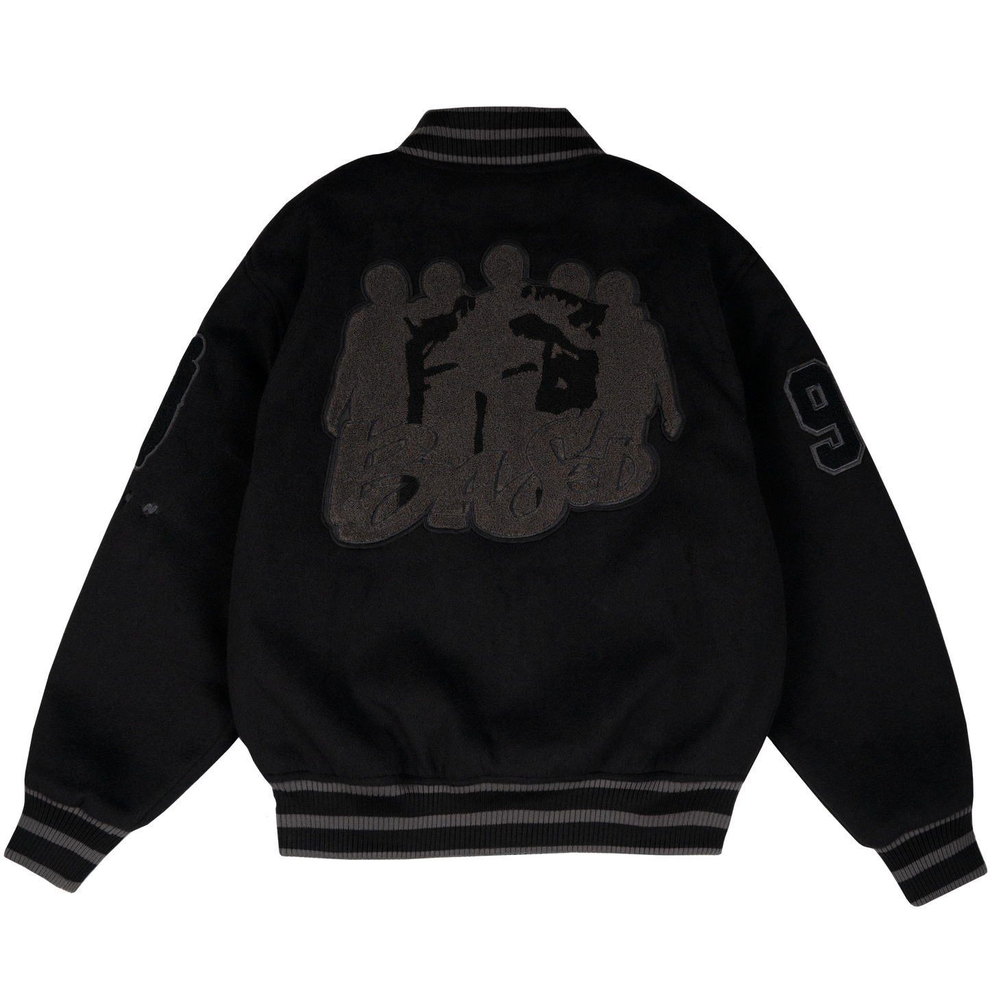 One Family Varsity Jacket [Black]