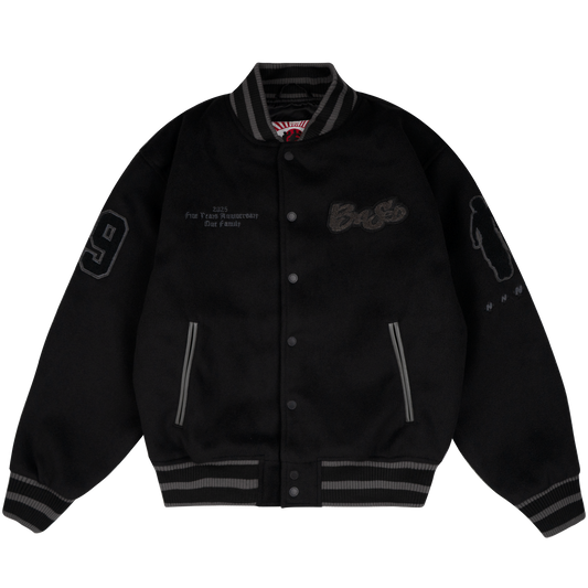 One Family Varsity Jacket [Black]