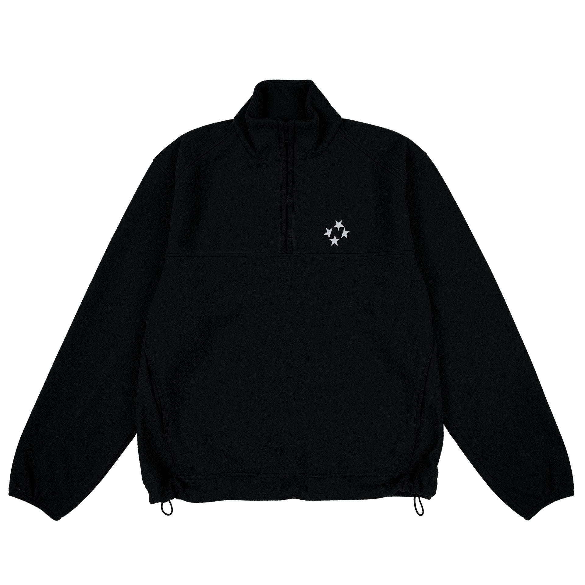 Logo Fleece Half Zip [Black]