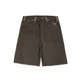 One Family Selvedge Denim Shorts [Raw Brown]