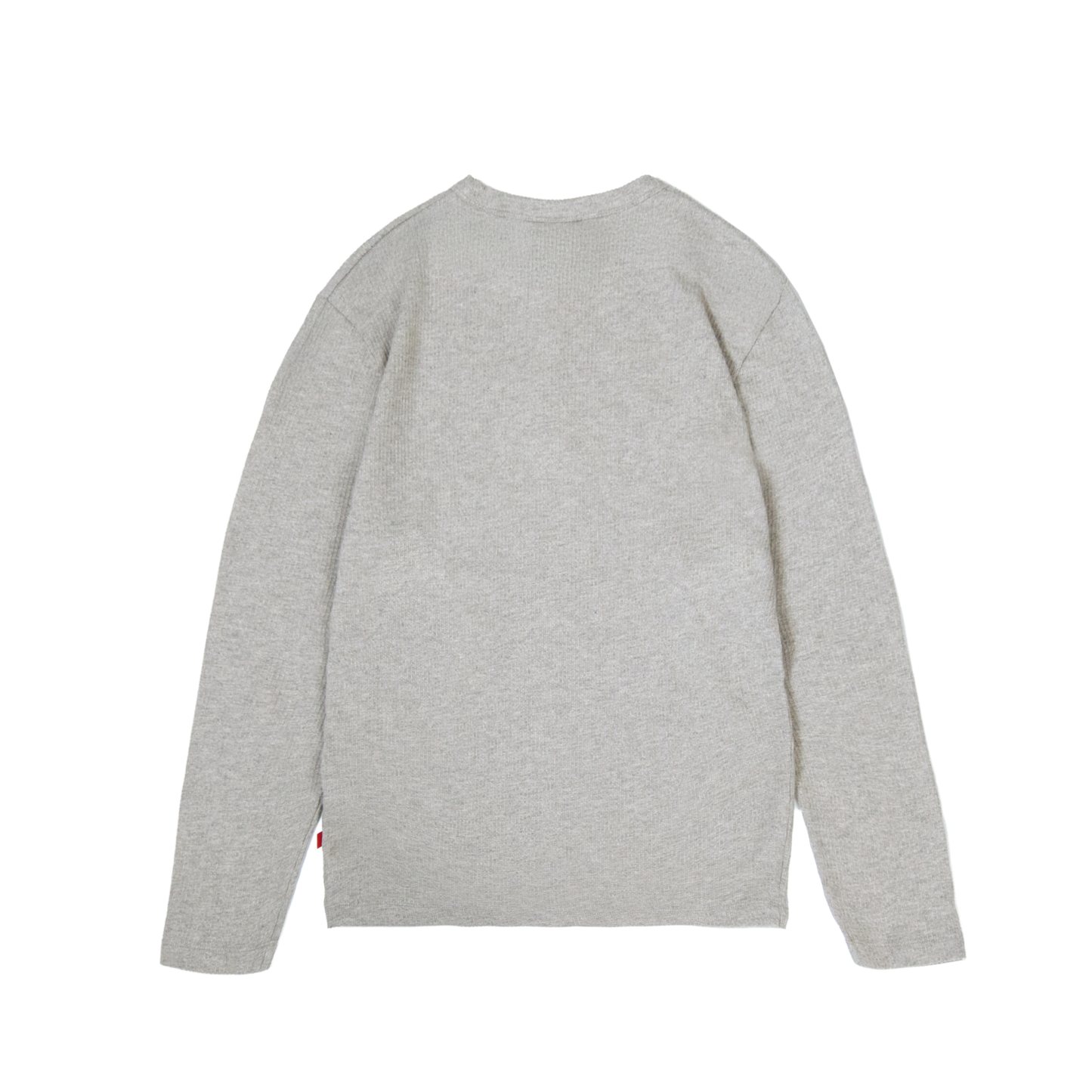Daily Slim Henley Longsleeve [Grey Melange]