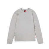 Daily Slim Henley Longsleeve [Grey Melange]