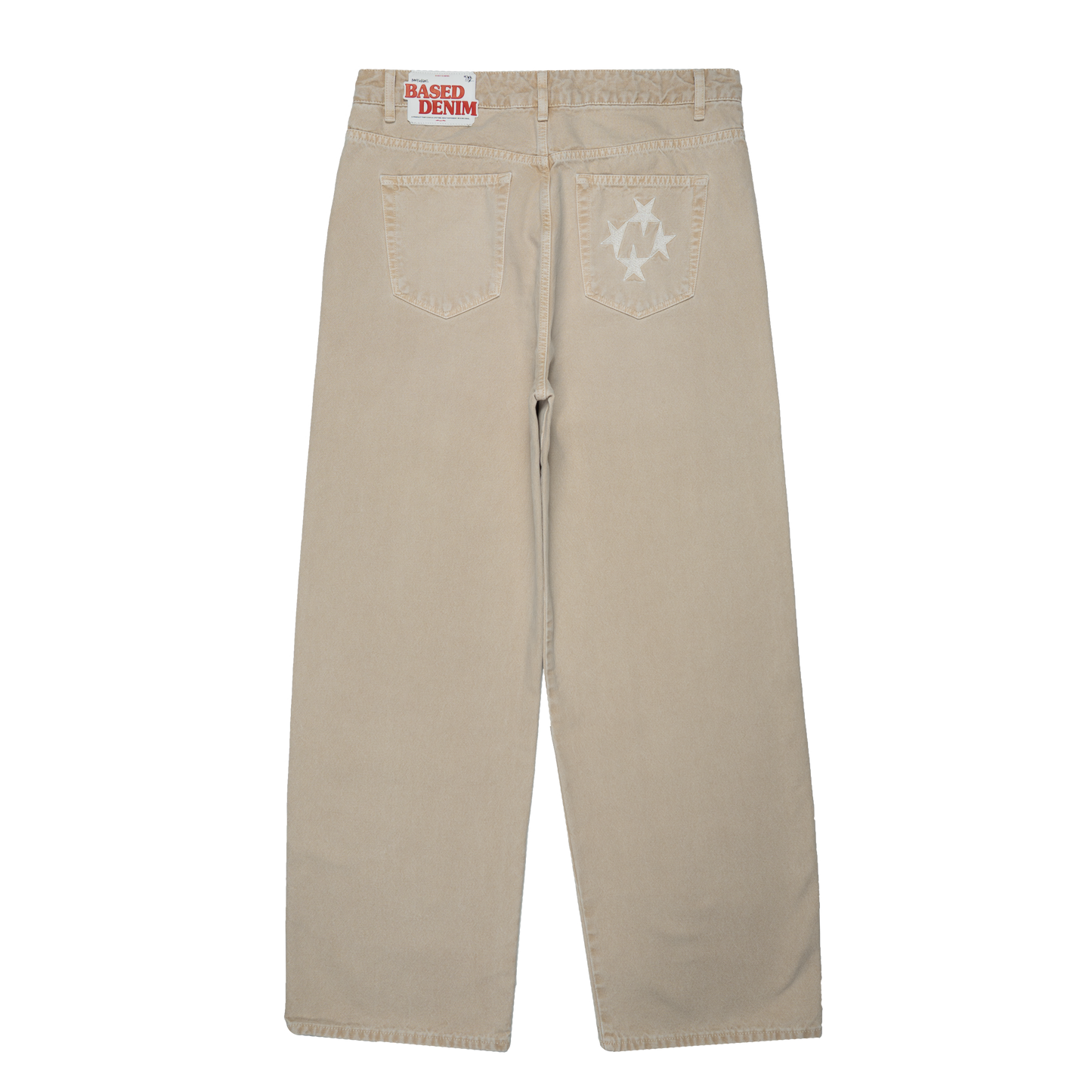 Shining Stars Jeans [Washed Beige]