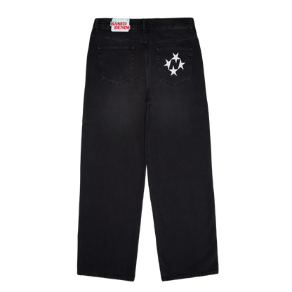 Shining Stars Jeans [Washed Black]