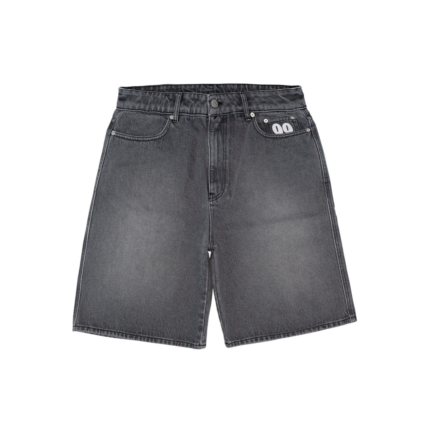 Shining Stars Denim Shorts [Washed Grey]