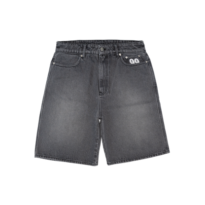 Shining Stars Denim Shorts [Washed Grey]