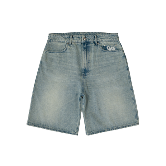 Shining Stars Denim Shorts [Old Light Blue]