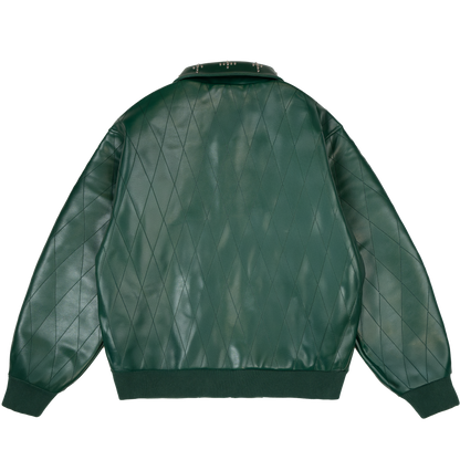 Eclipse Leather Jacket [Forest Green]