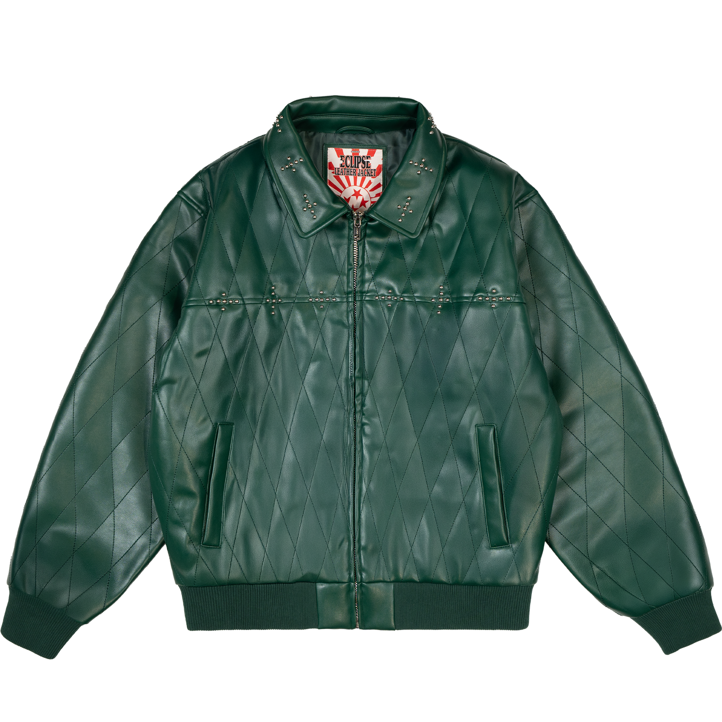Eclipse Leather Jacket [Forest Green]