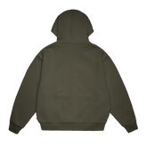 Logo Zip Hoodie [Olive]