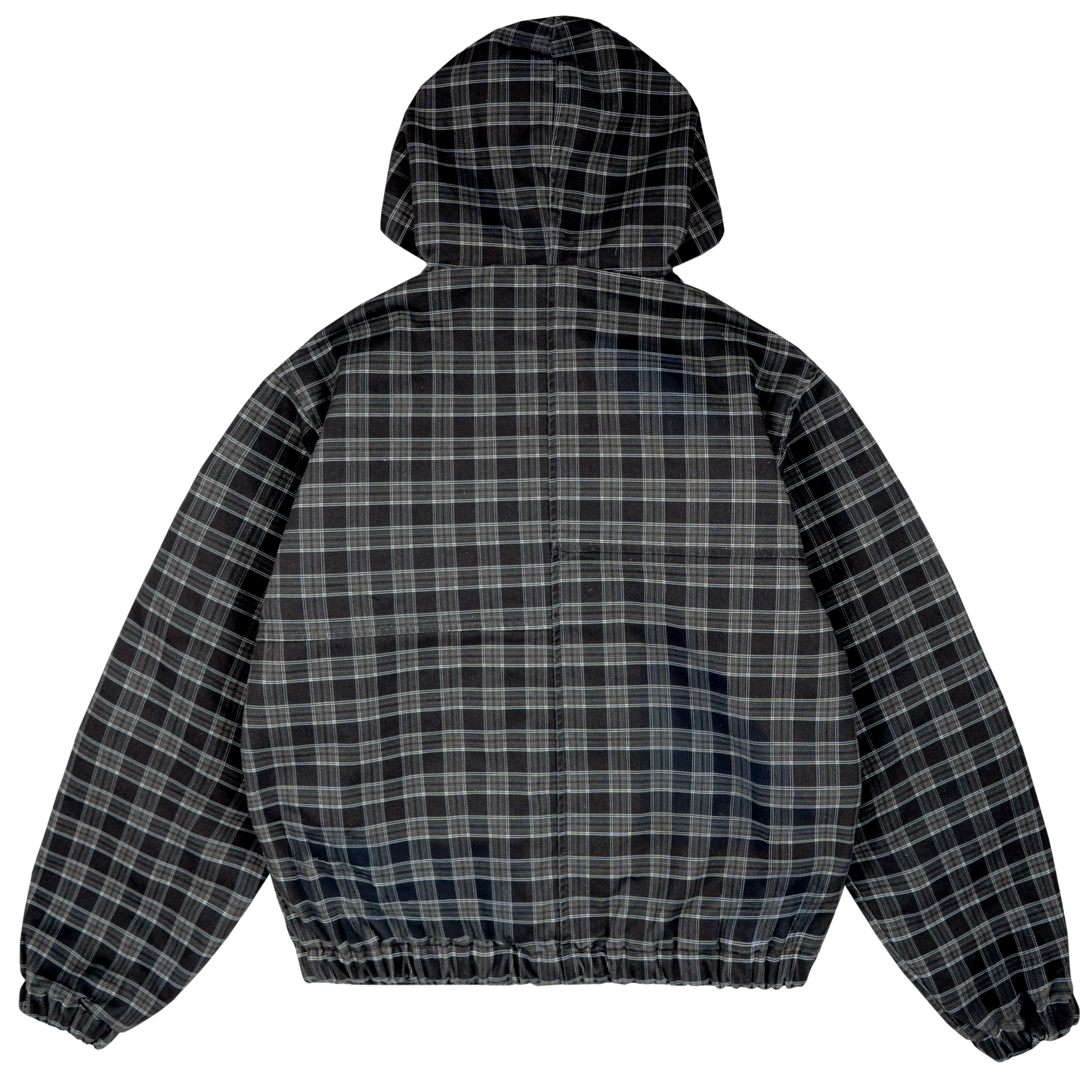 Work Canvas Jacket [Plaid Black]
