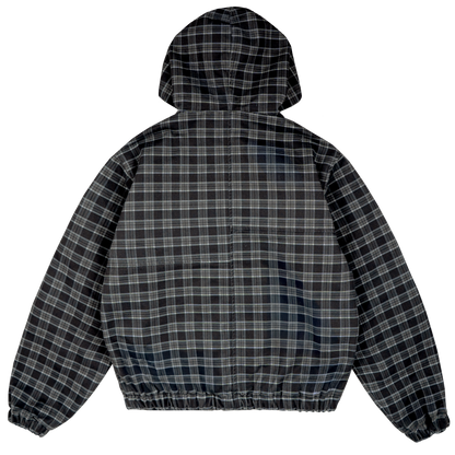 Work Canvas Jacket [Plaid Black]