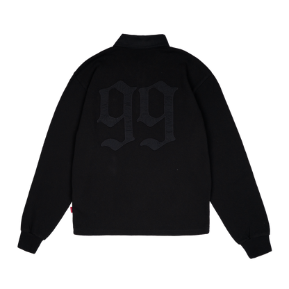 Freedom Rugby Polo Knit [Black]