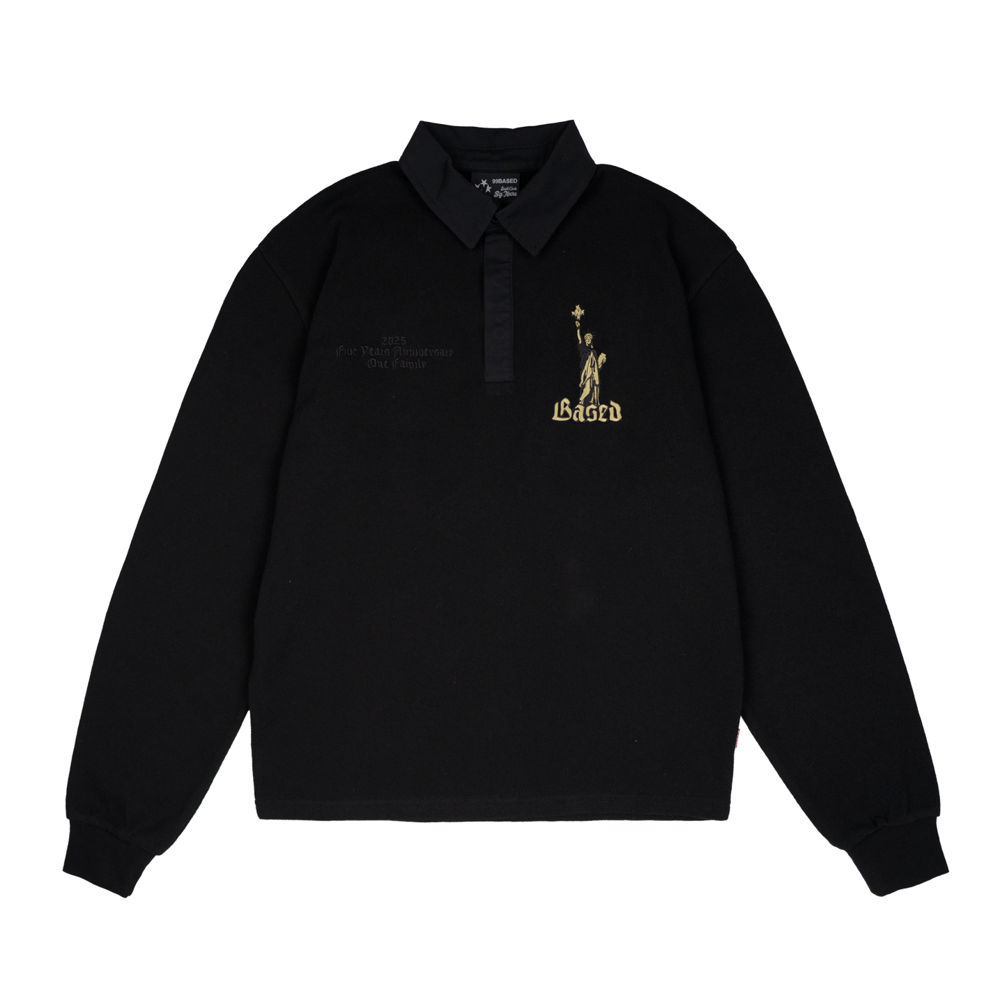 Freedom Rugby Polo Knit [Black]