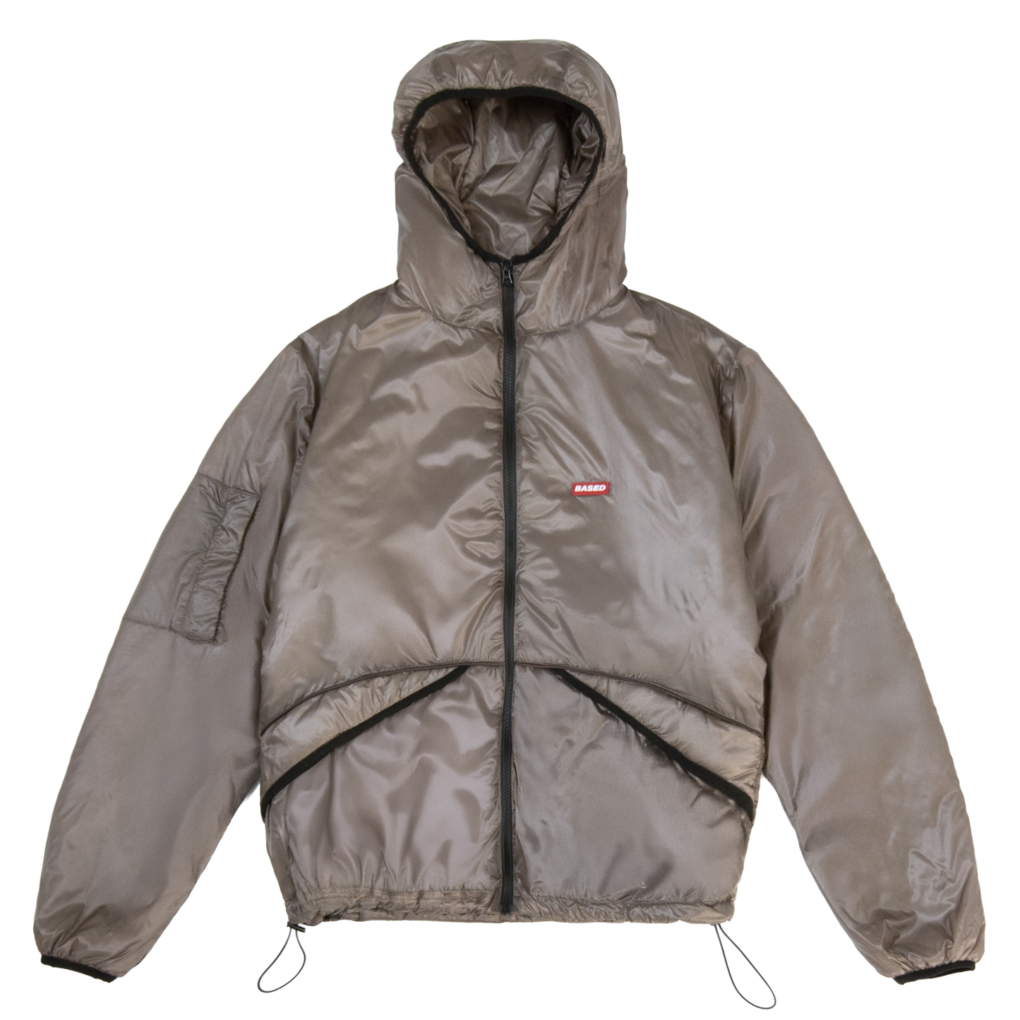 Translucent Padded Jacket [Grey]