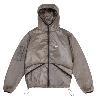Translucent Padded Jacket [Grey]