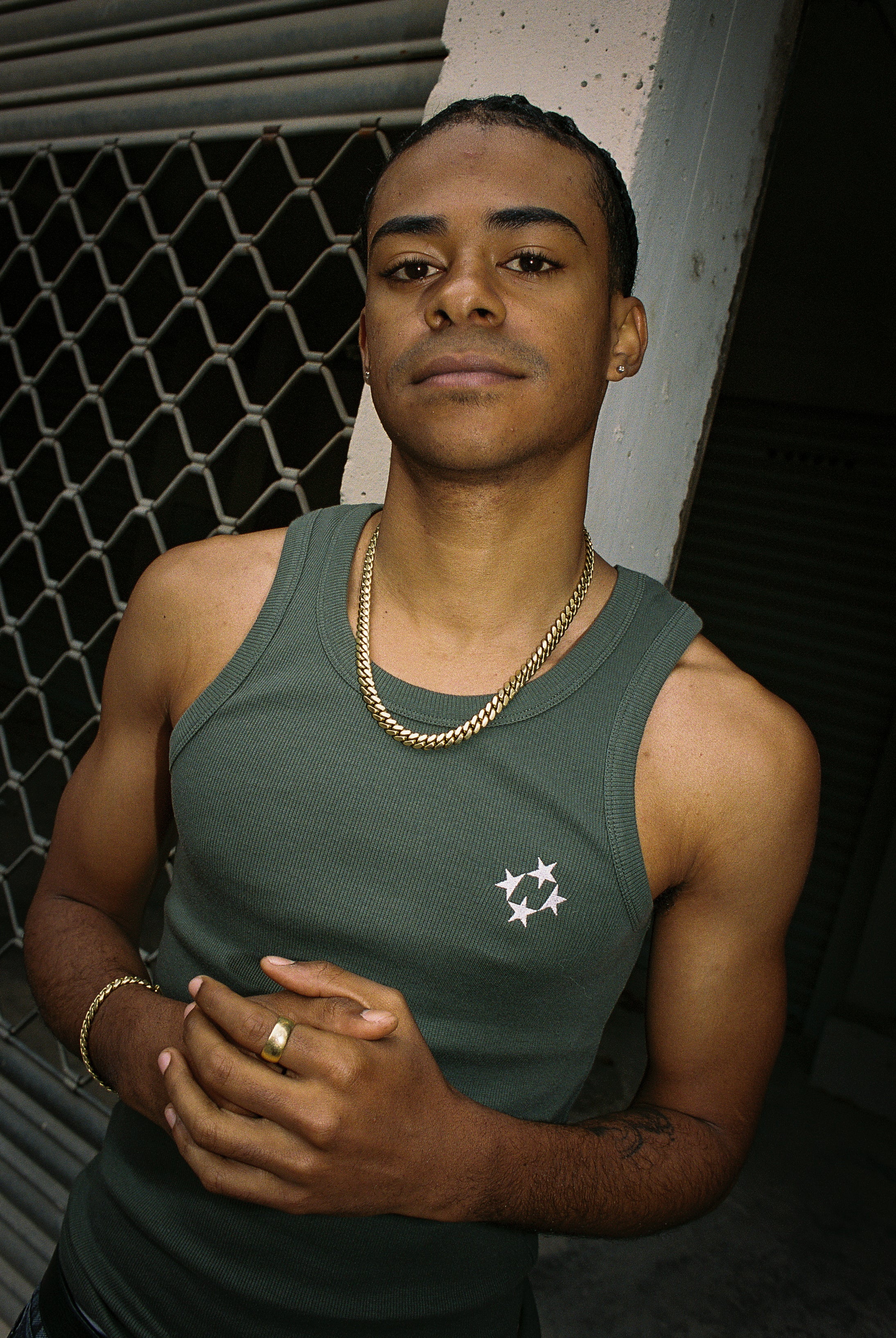 トップス TheRedThread S customize chain tank THEREDTHREAD / ザレッドスレッド】S customize chain tank