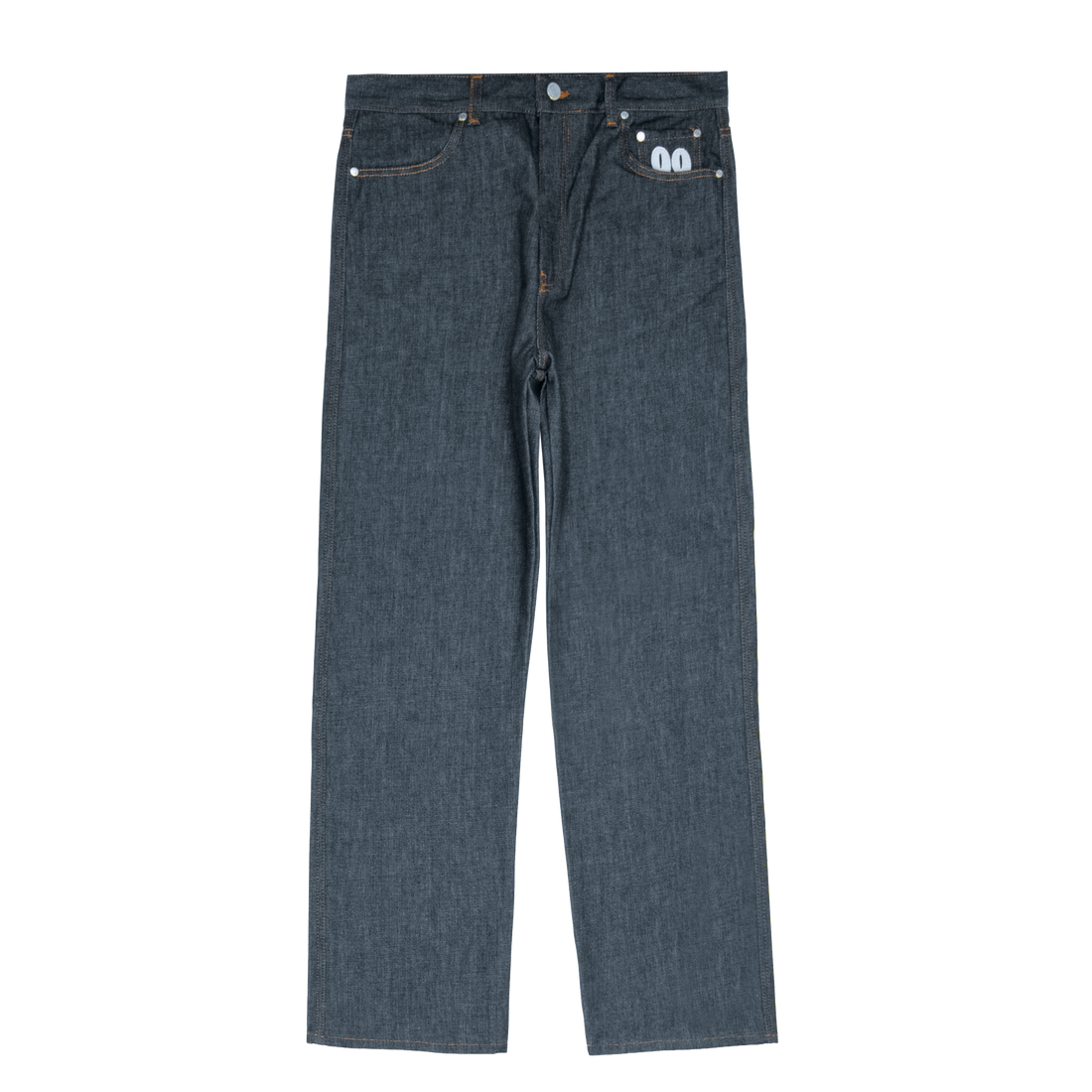 Classic Straight Leg Jeans [Raw Blue]
