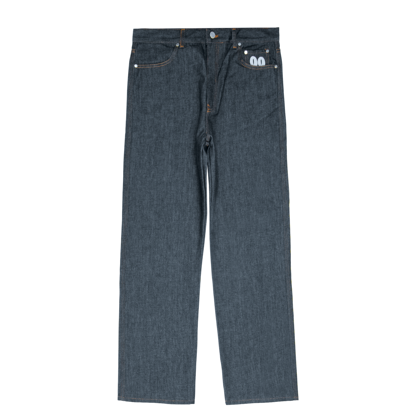 Classic Straight Leg Jeans [Raw Blue]
