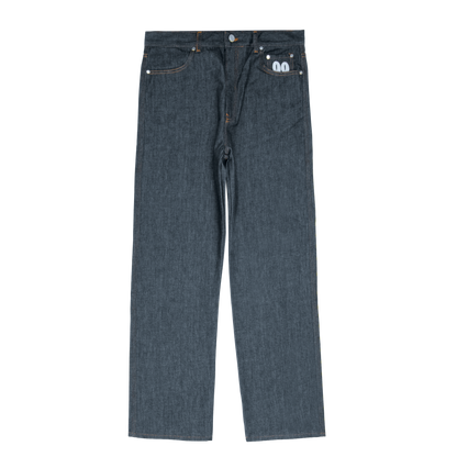 Classic Straight Leg Jeans [Raw Blue]
