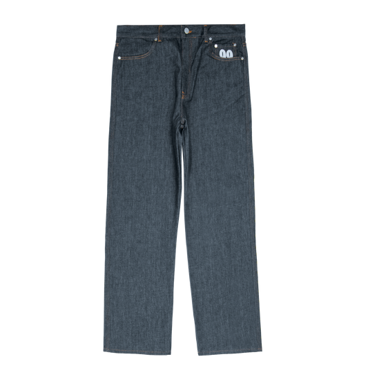 Classic Straight Leg Jeans [Raw Blue]