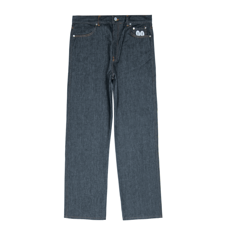 Classic Straight Leg Jeans [Raw Blue]