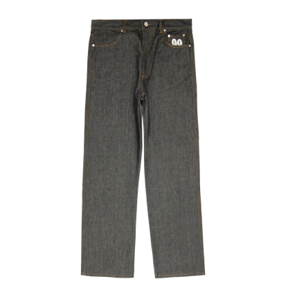 Classic Straight Leg Jeans [Raw Black]
