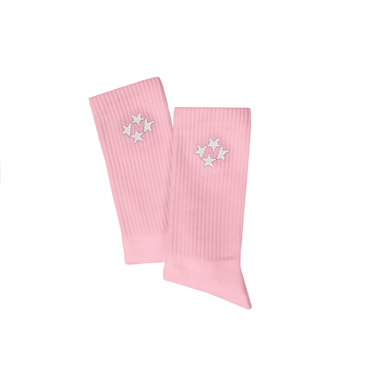 Logo Socks [Pink/White]