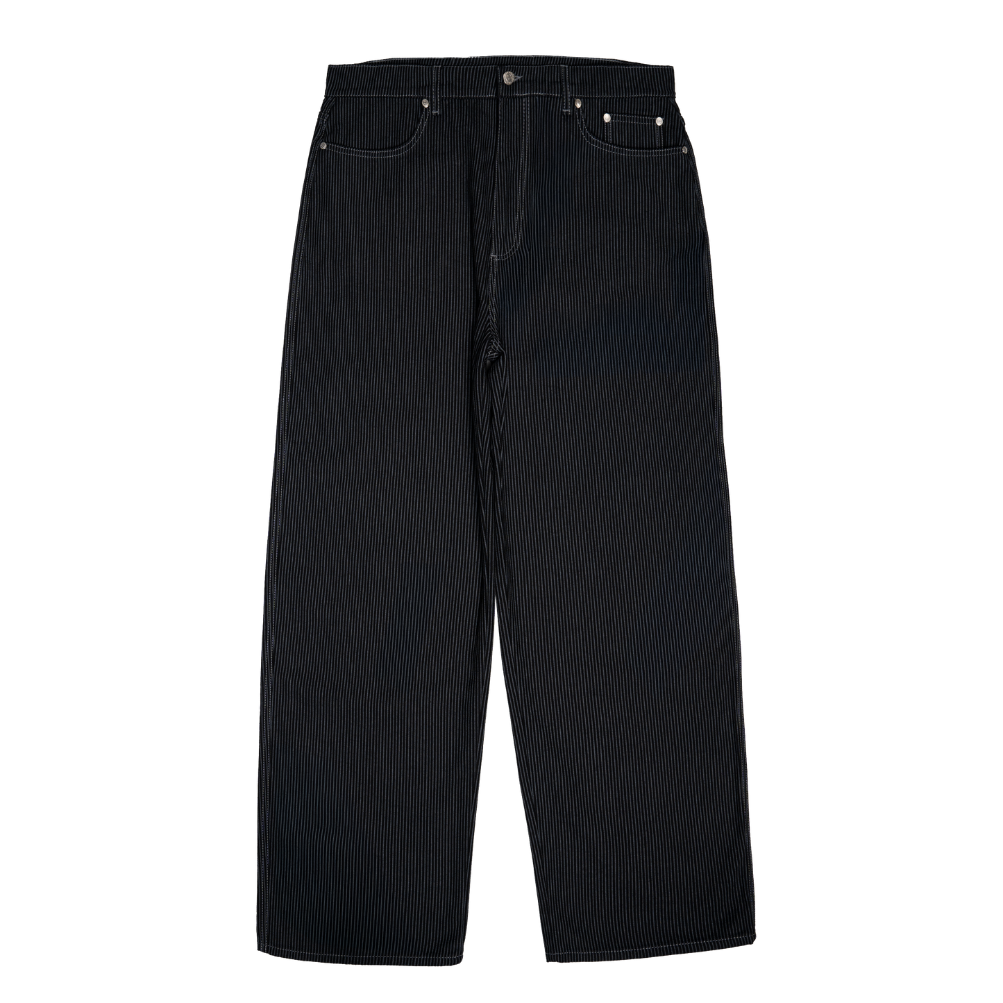 Pinstripe Jeans [Anthracite]