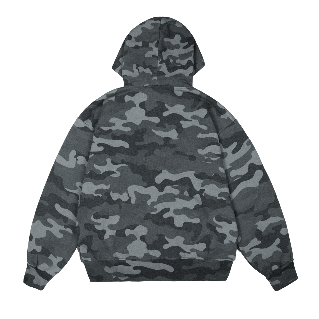 Logo Zip Hoodie [Black Camo]