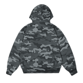 Logo Zip Hoodie [Black Camo]