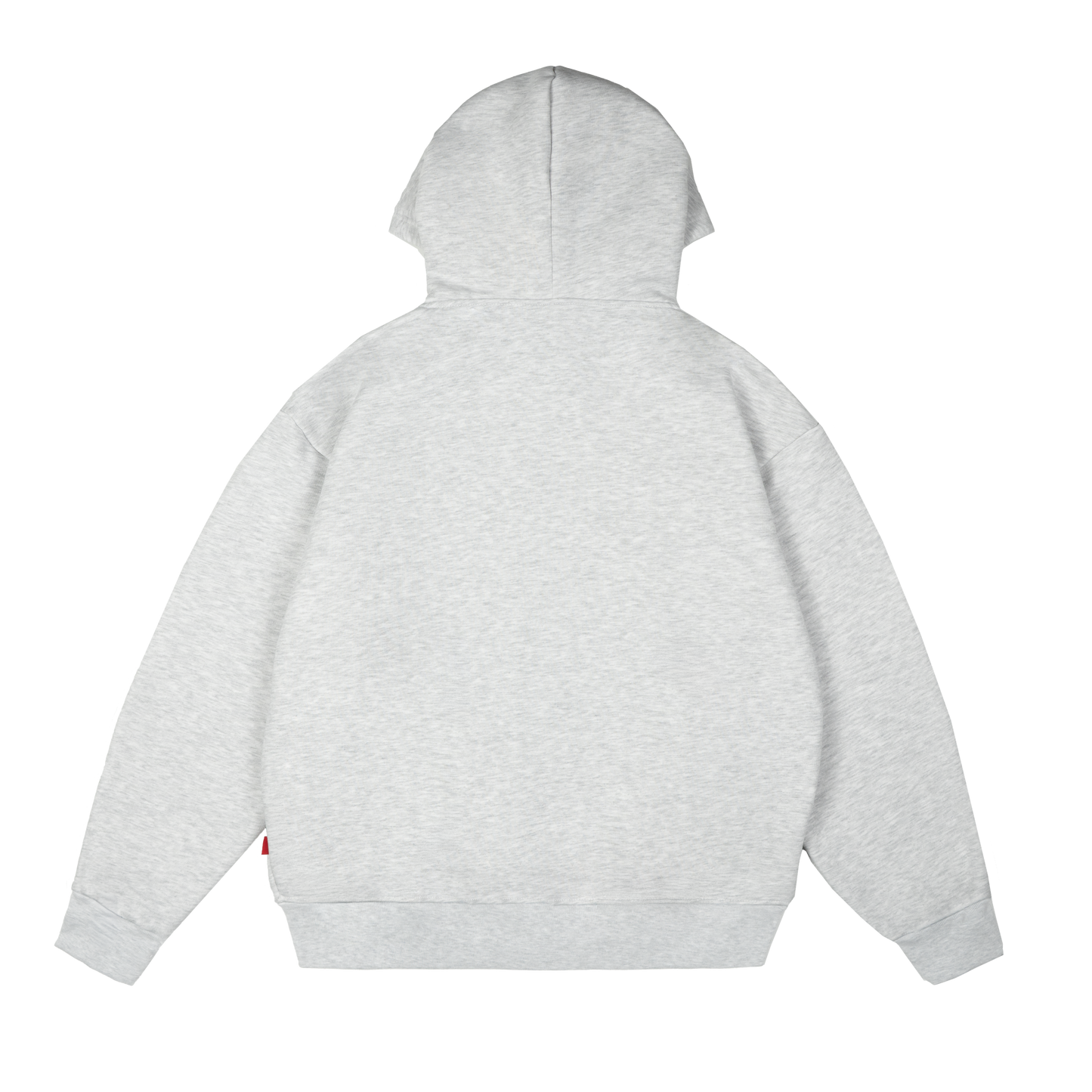 B Logo Zip Hoodie [Grey Melange]