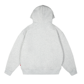 B Logo Zip Hoodie [Grey Melange]