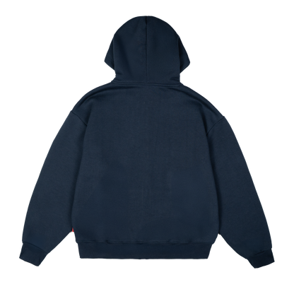 Logo Zip Hoodie [Navy]