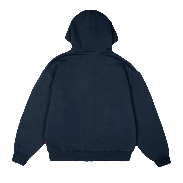 Logo Zip Hoodie [Navy]