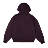 Logo Zip Hoodie [Plum]