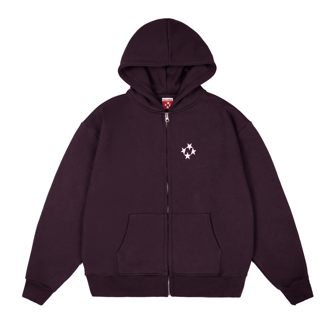 Logo Zip Hoodie [Plum]