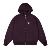Logo Zip Hoodie [Plum]
